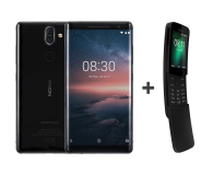 Nokia 8 Sirocco czarny + Nokia 8110 Dual Sim czarny - 461934 - zdjęcie 1